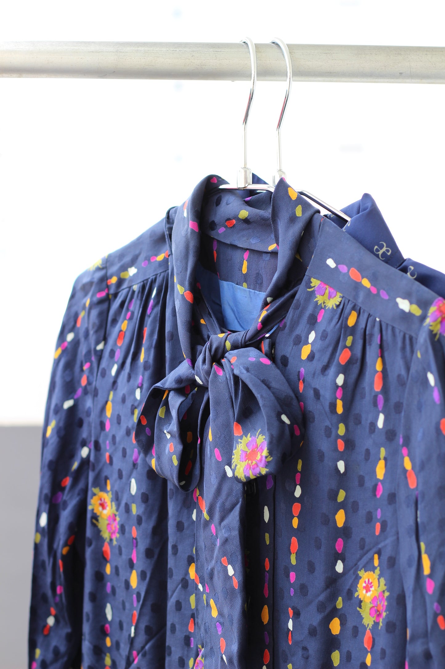 Vintage Navy Design Long Sleeve One-Piece x9点