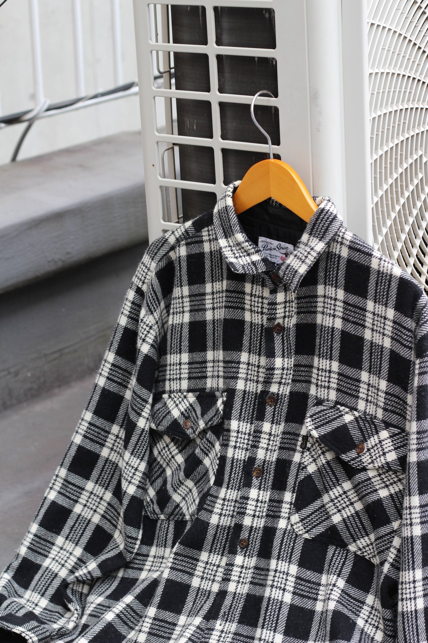 Men's Check Flannel Shirt x4点