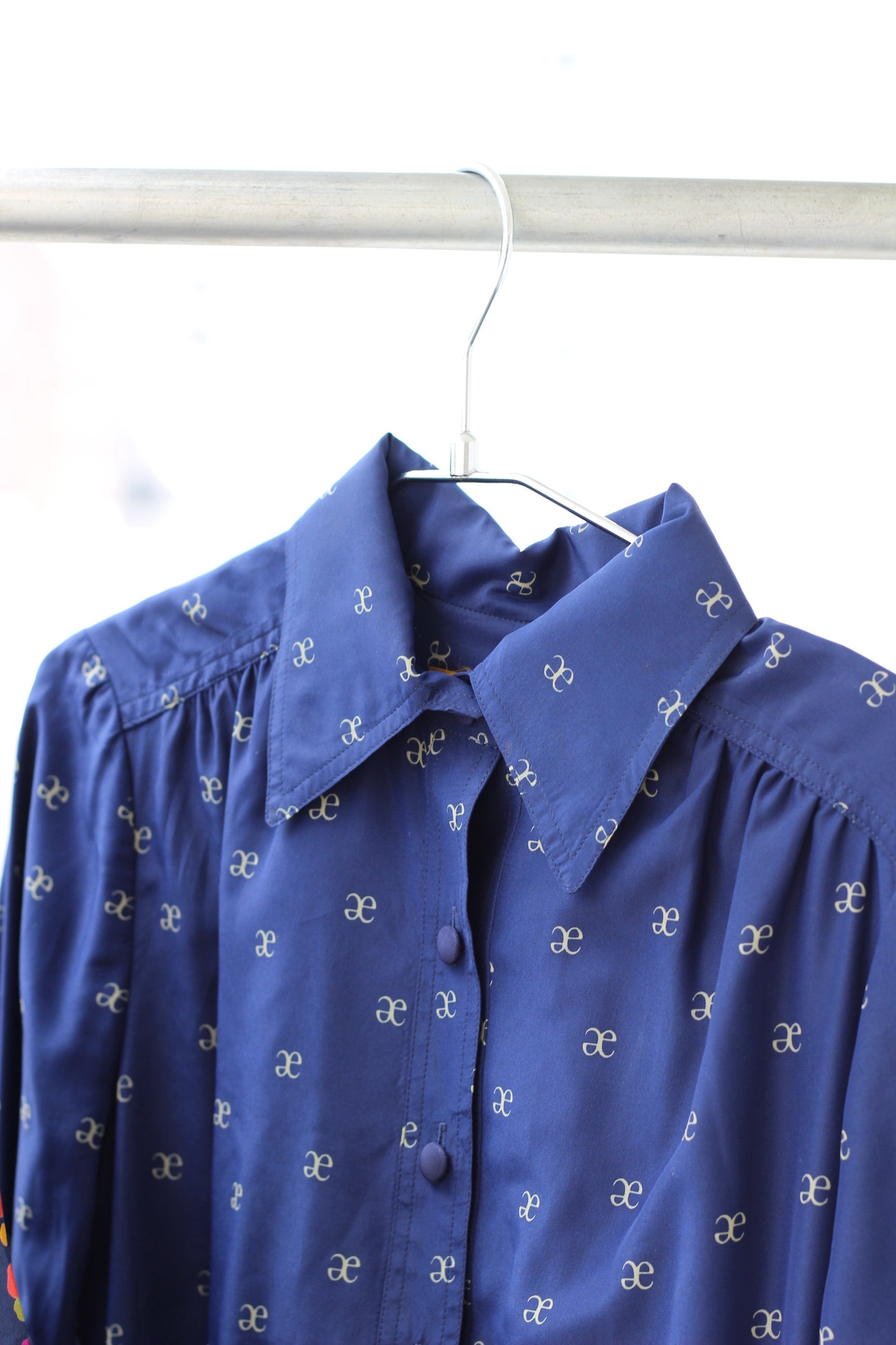 Vintage Navy Design Long Sleeve One-Piece x9点