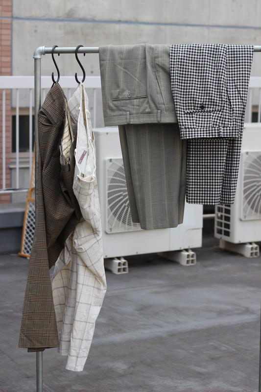 Men's Check Slacks x4点