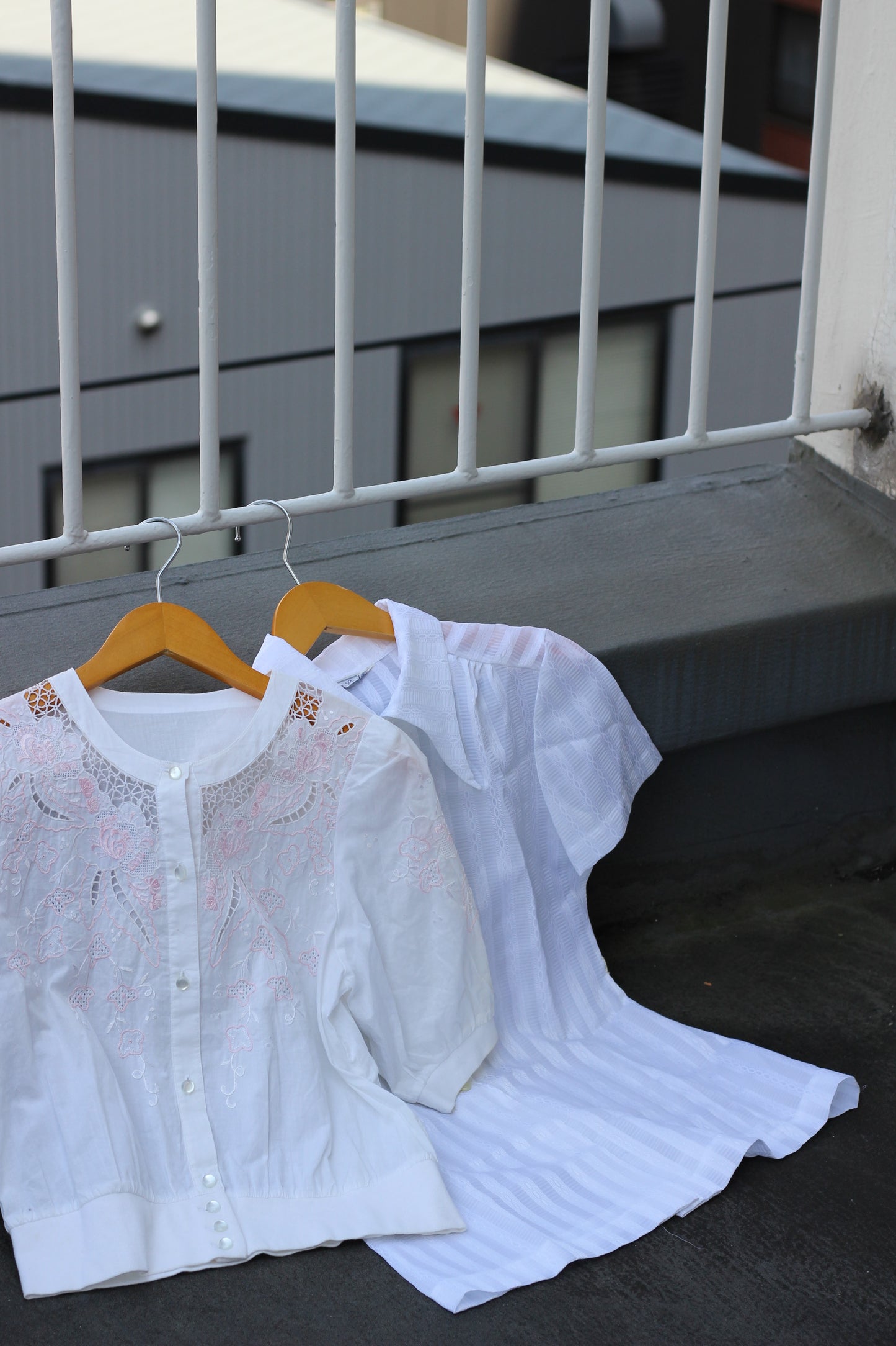 Vintage White Short Sleeve Blouse x10点