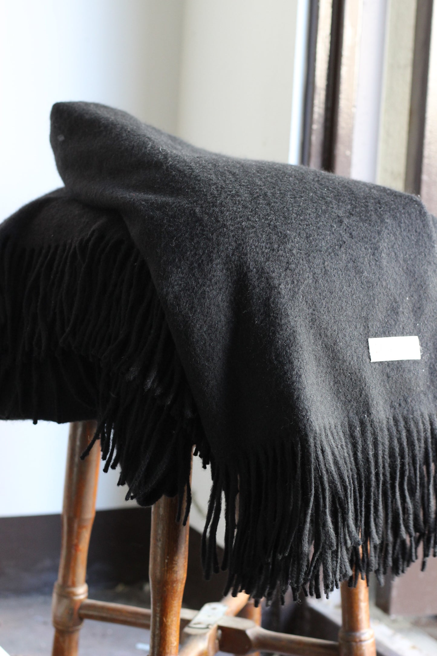 100% Cashmere Black Muffler x9点