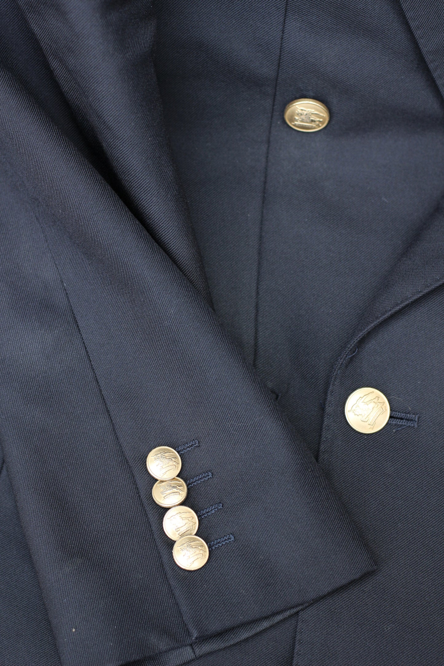 Old Burberry Gold Button Jacket x3点
