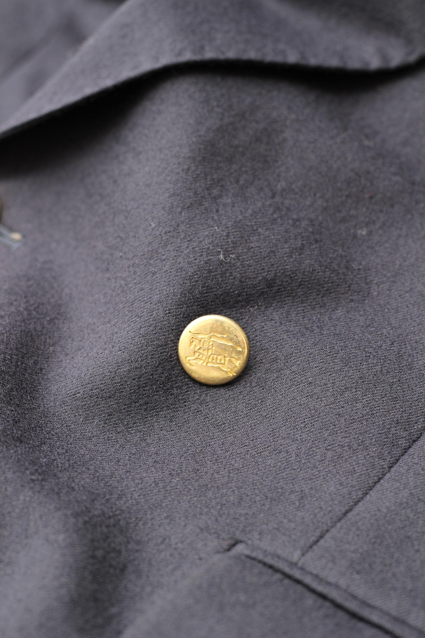 Old Burberry Gold Button Jacket x3点