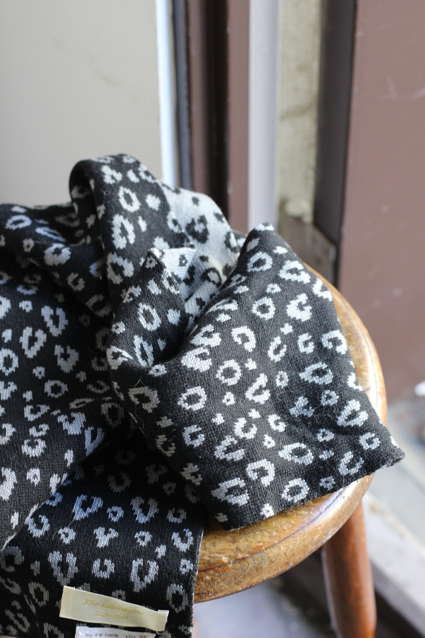 100% Cashmere Design Muffler x4点