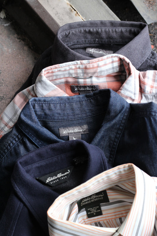 Men's Eddie Bauer Long Sleeve Shirt x5点