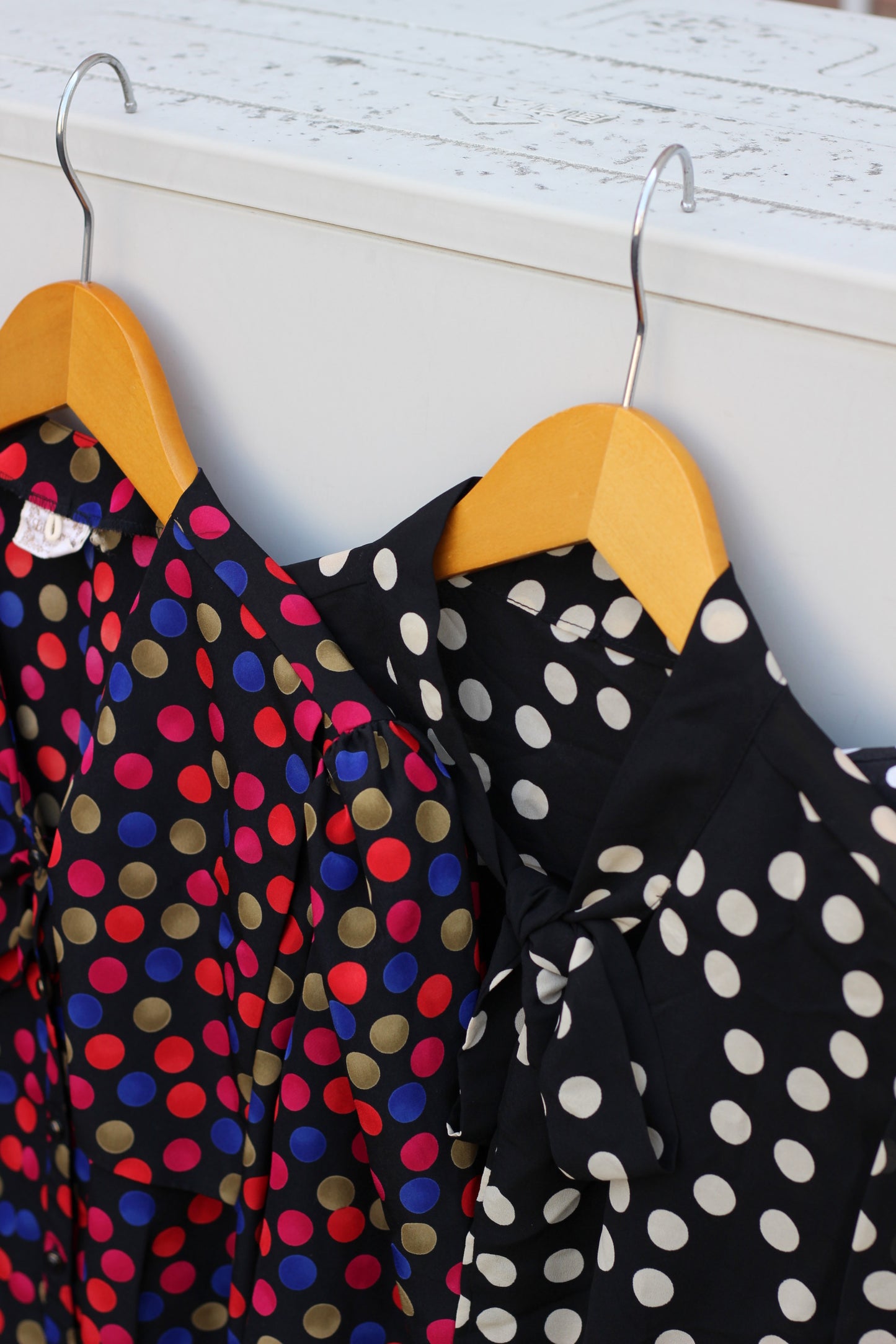 Vintage Dot Long Sleeve Blouse x10点