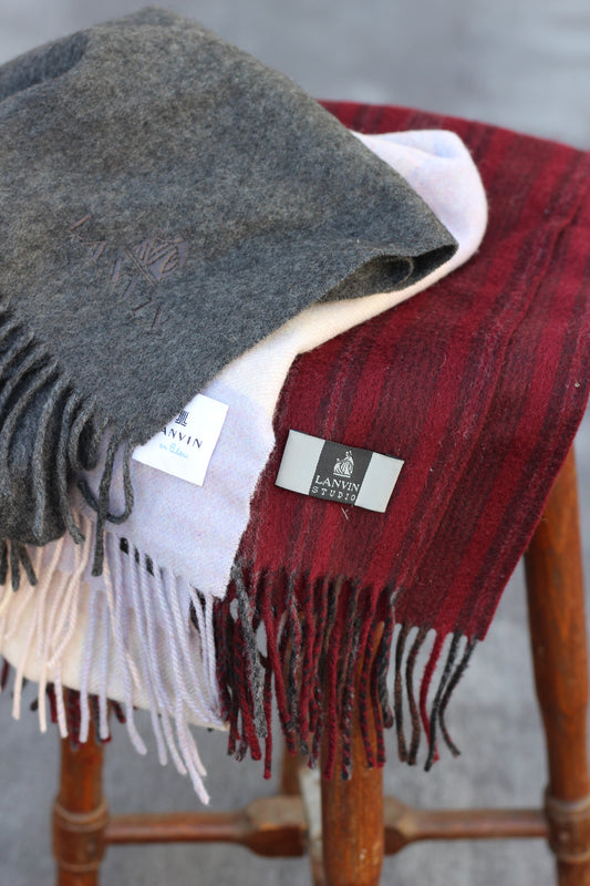 Lanvin Cashmere Muffler x3点