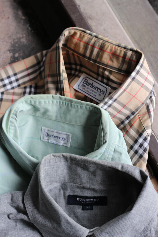 Men's Burberry Long Sleeve Shirt x3点