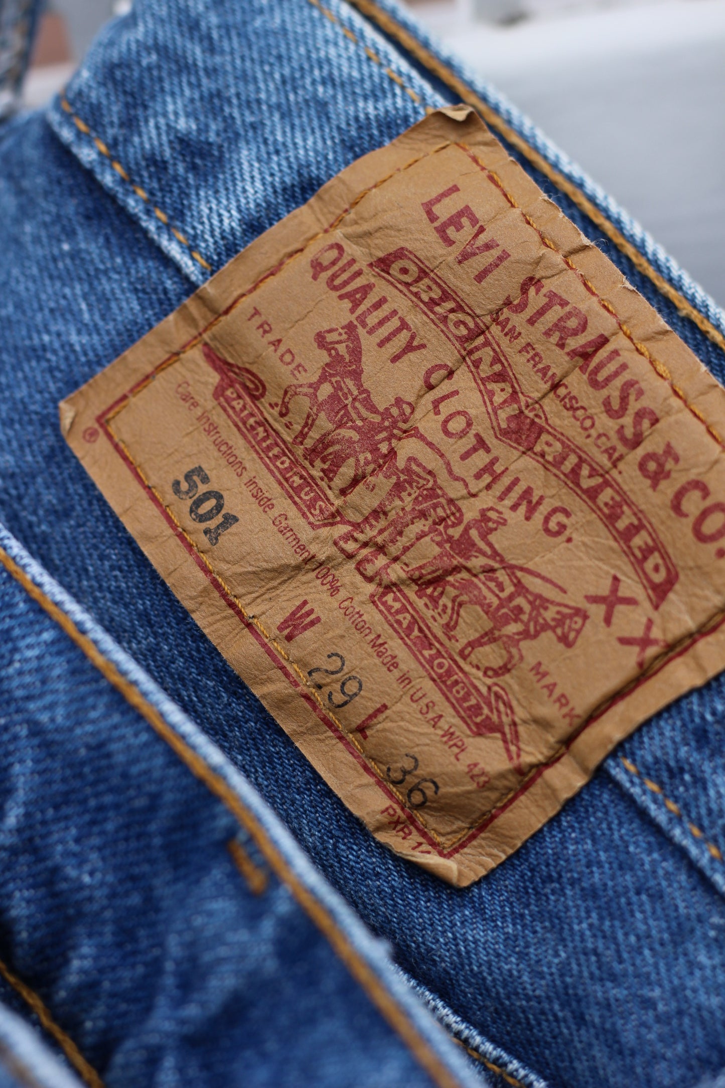 Made in USA Levi's & Lee denim pants x4点