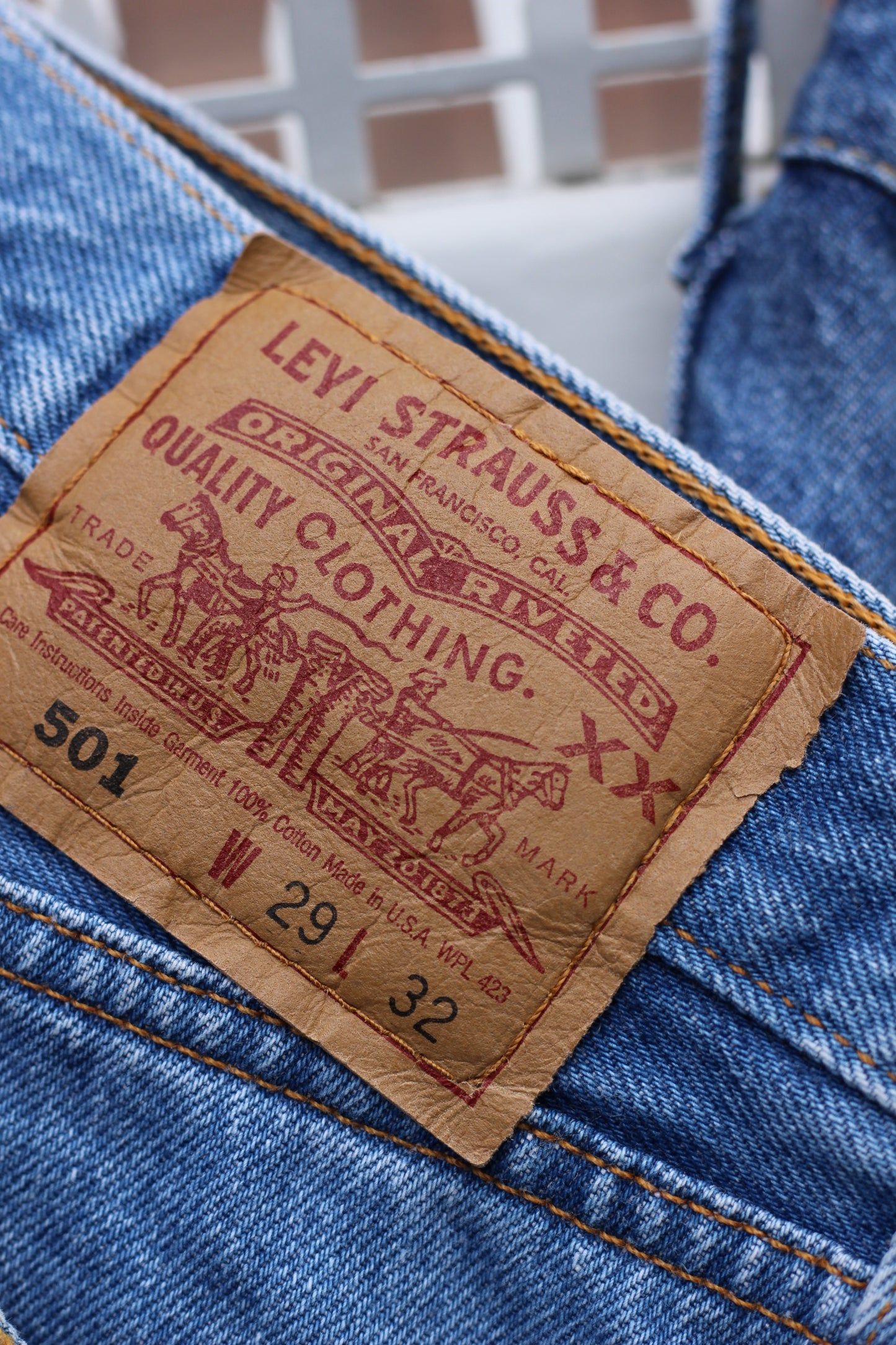 Made in USA Levi's & Lee denim pants x4点