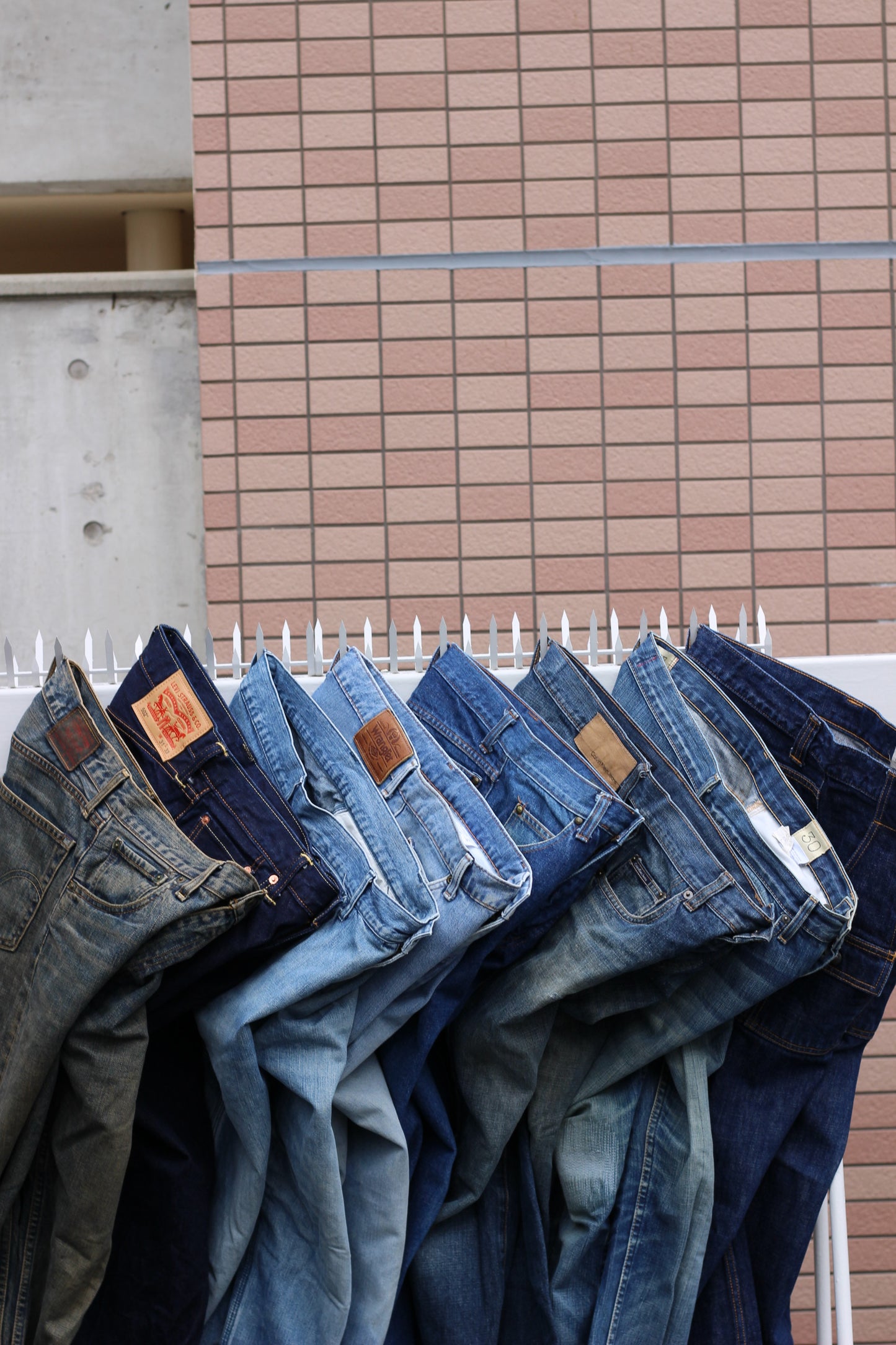 Y2K style denim pants x8点