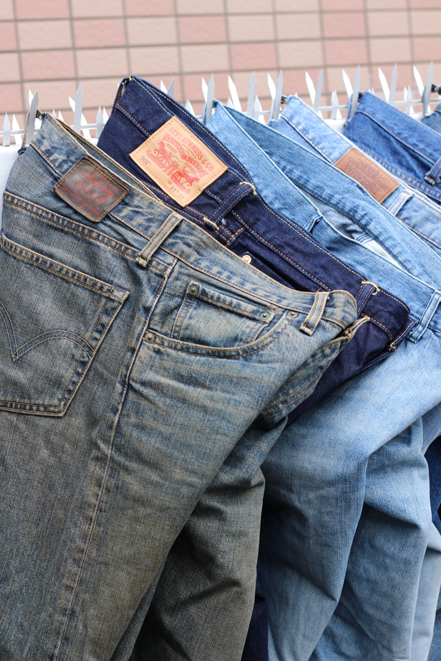 Y2K style denim pants x8点