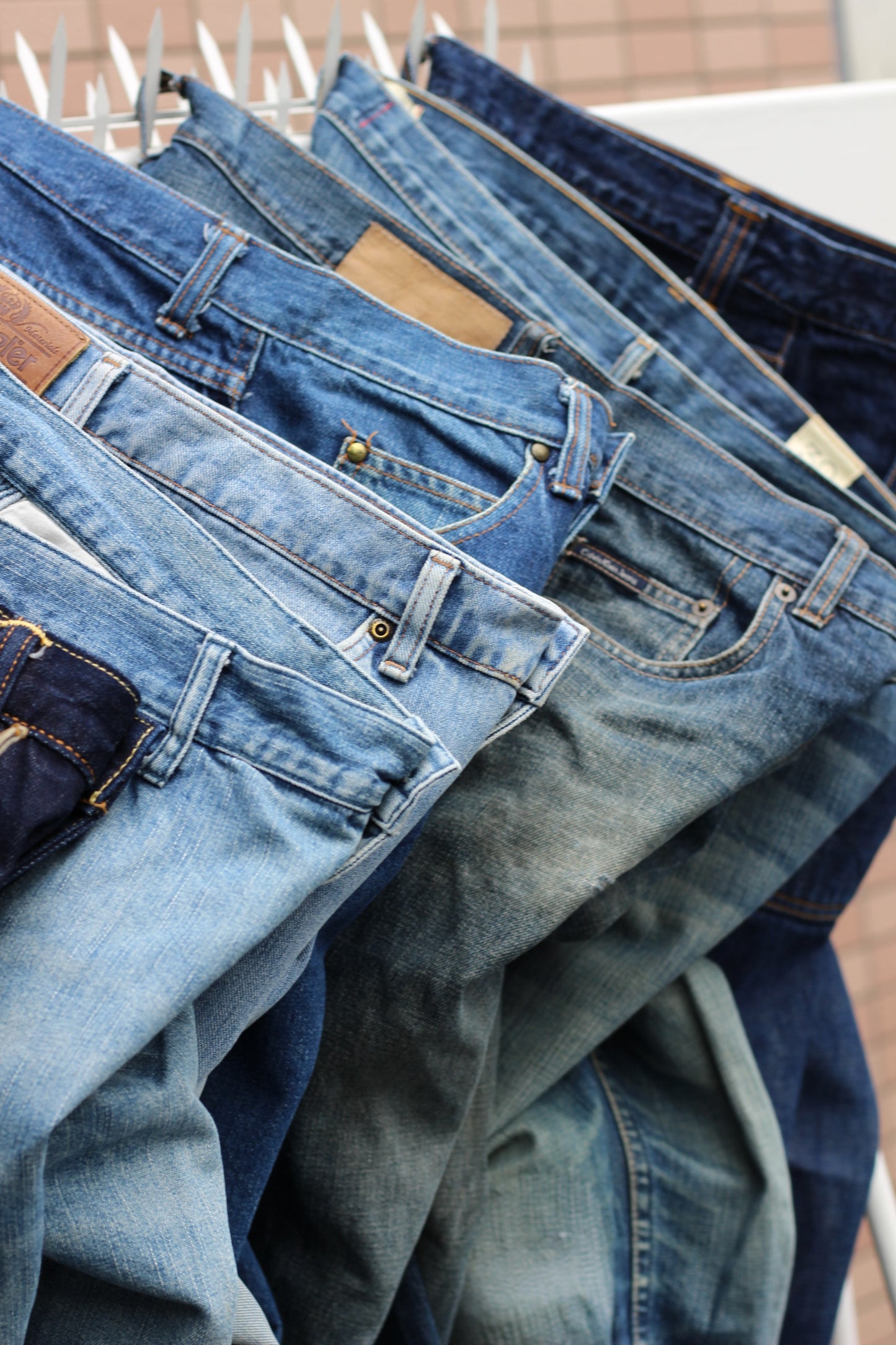Y2K style denim pants x8点