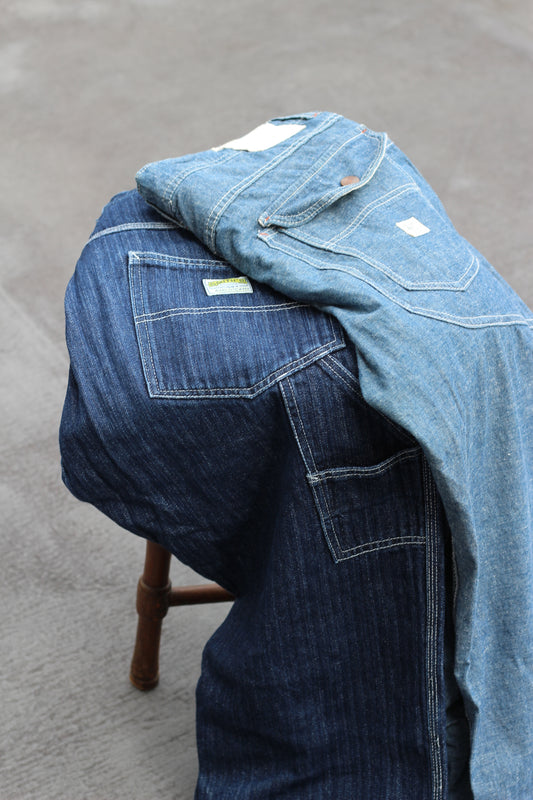 Men's Wide Denim Painter Pants x2点