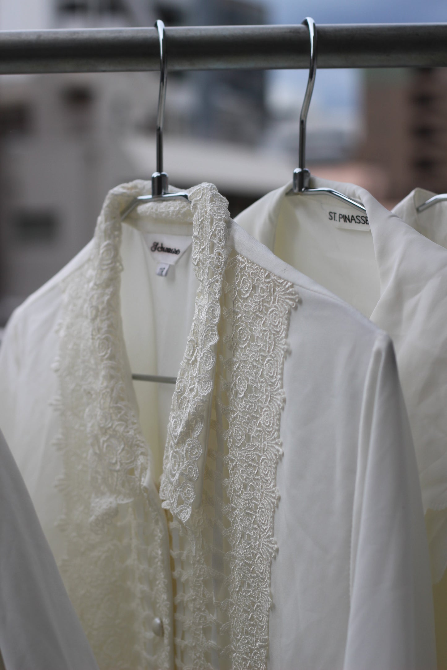 Vintage White Design Long Sleeve Blouse x10点