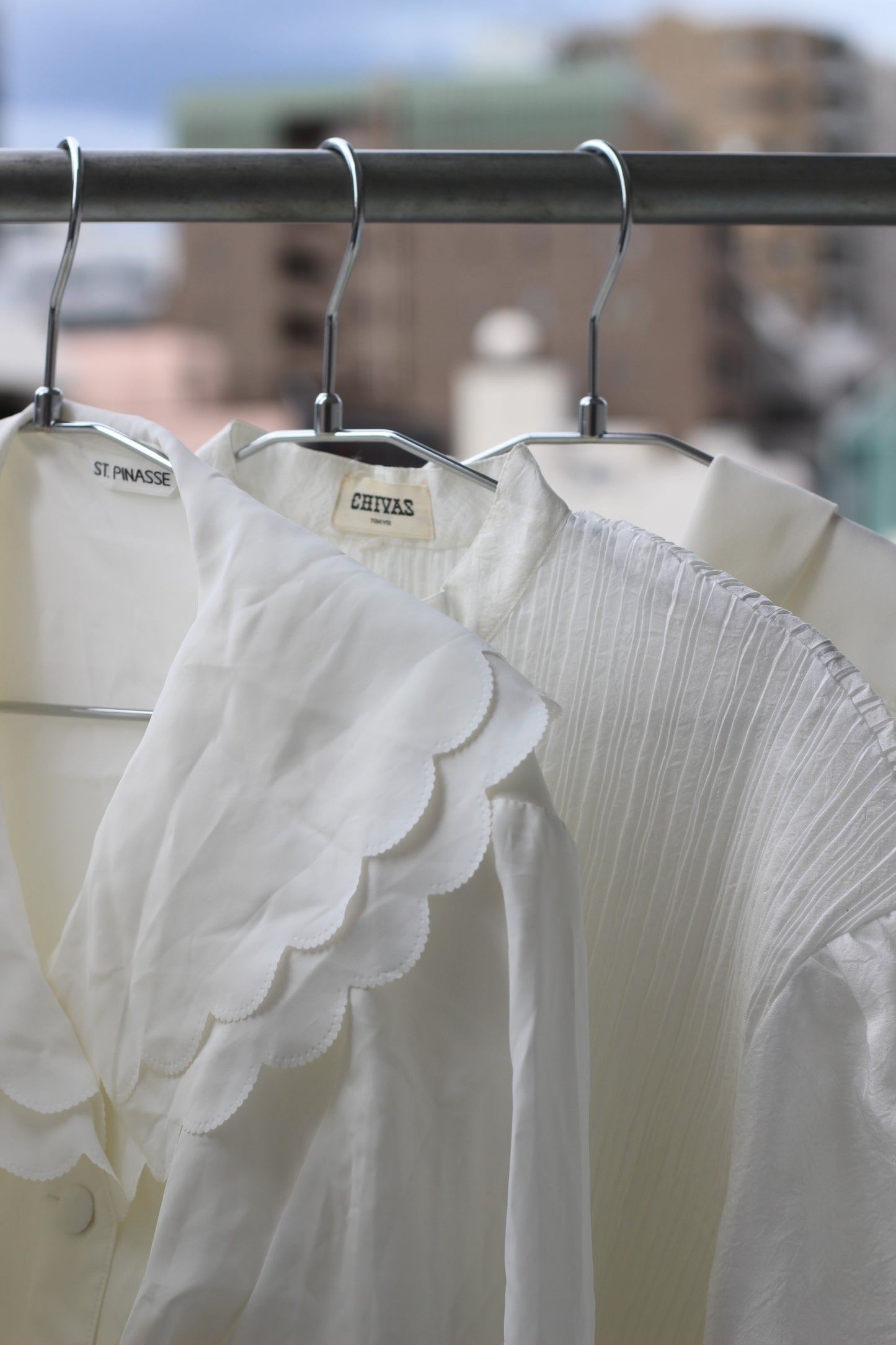 Vintage White Design Long Sleeve Blouse x10点