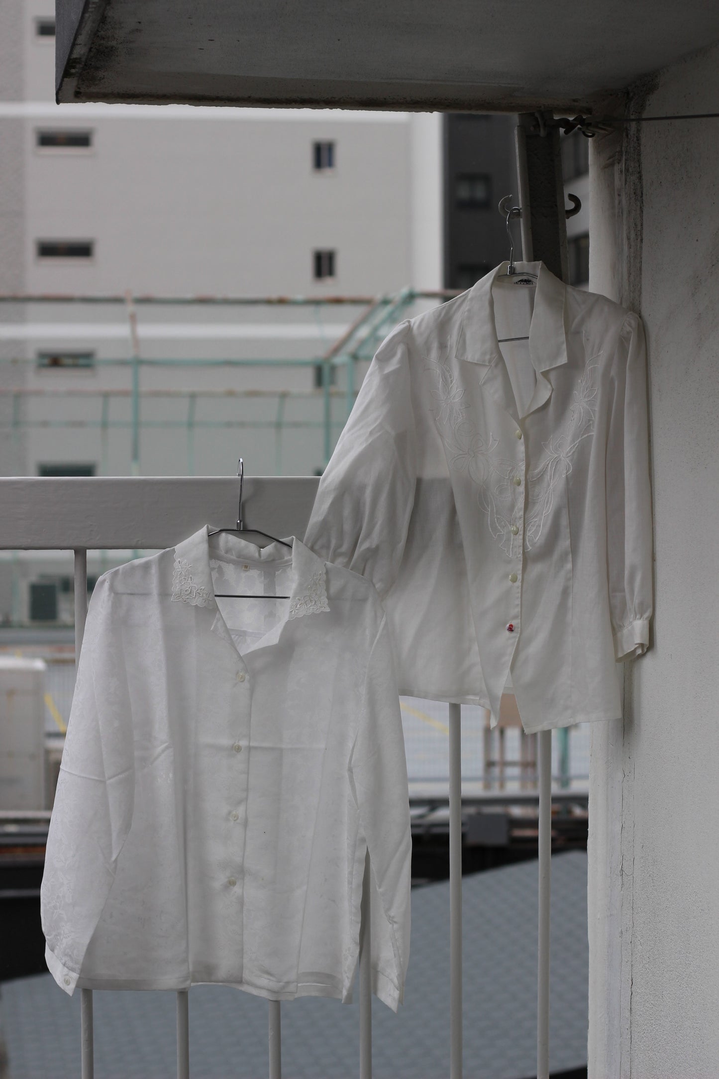 Vintage White Design Long Sleeve Blouse x10点