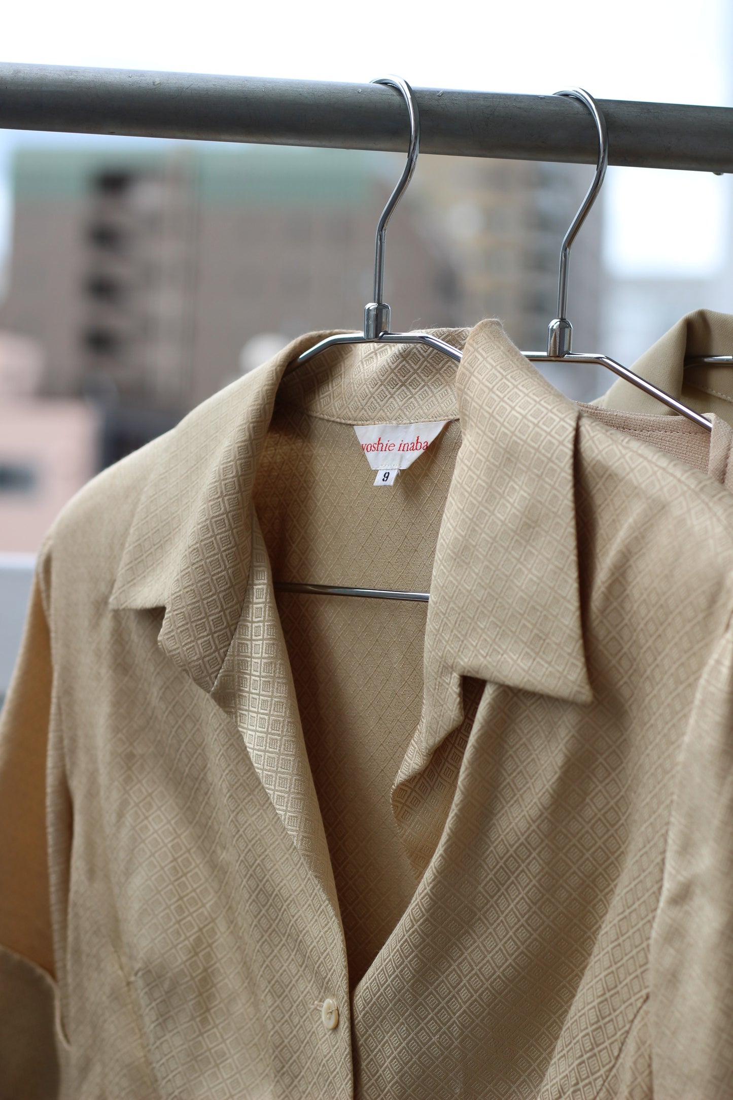 Vintage Beige Color Short Sleeve Blouse x5点