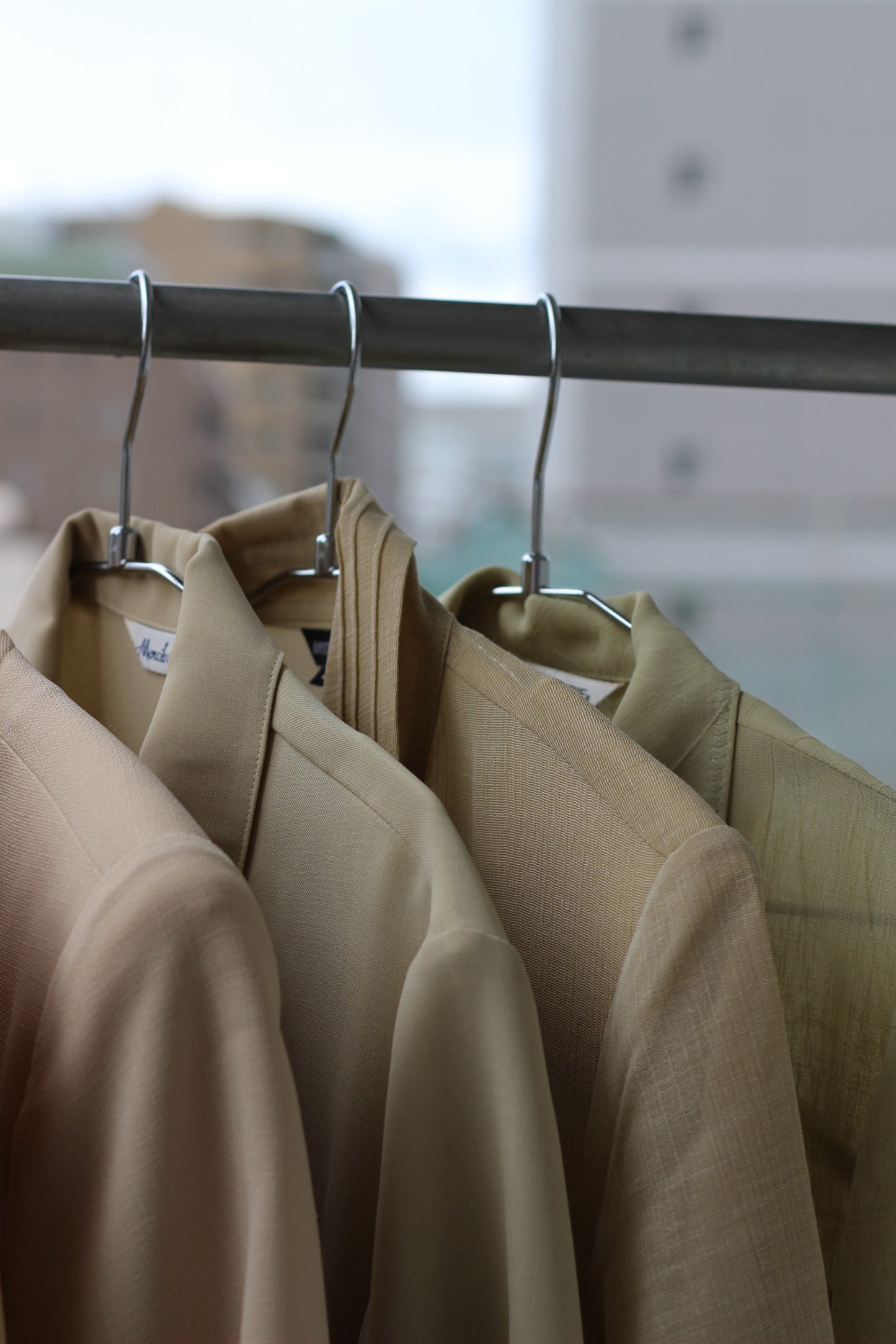 Vintage Beige Color Short Sleeve Blouse x5点