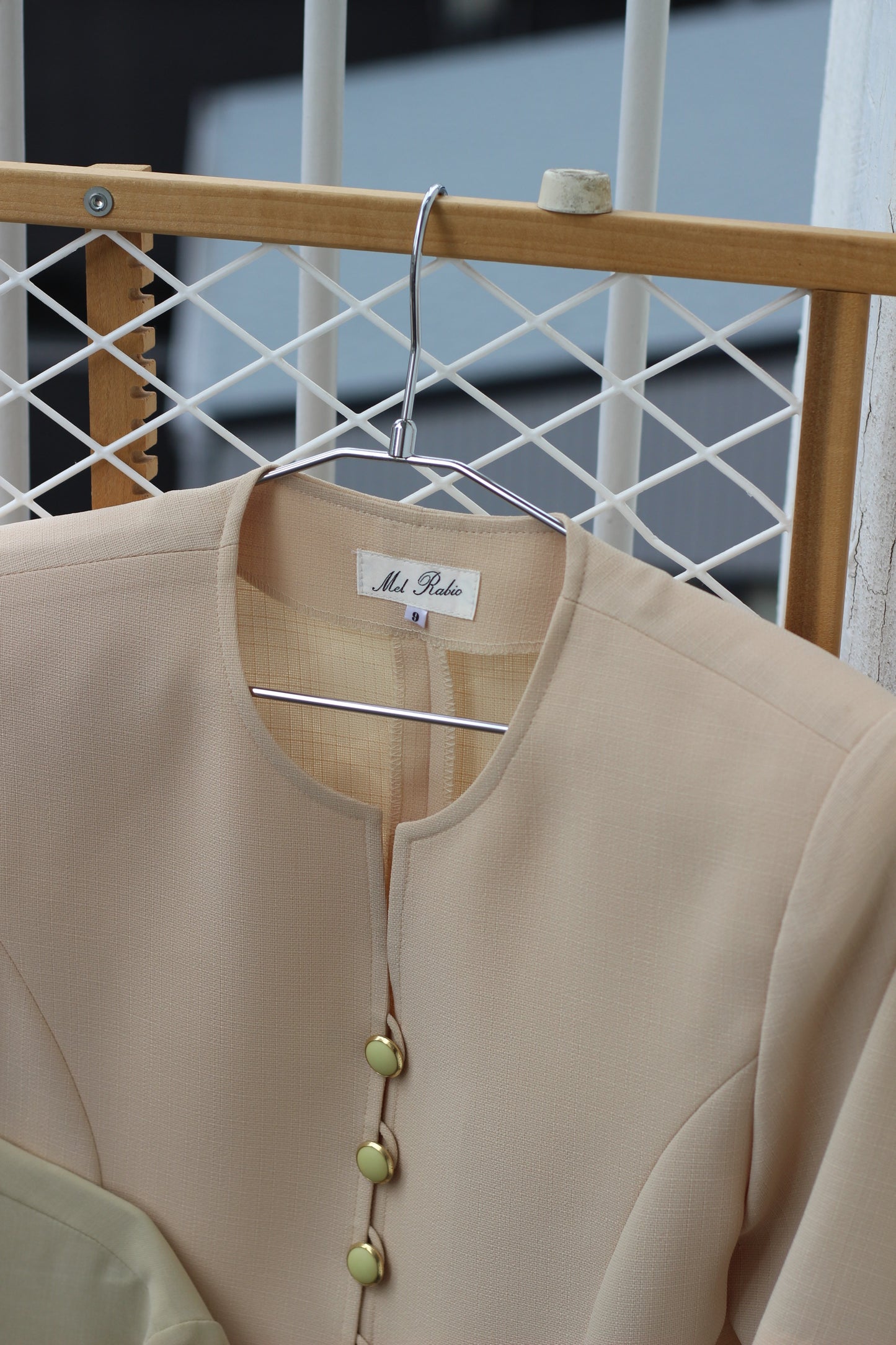 Vintage Beige Color Short Sleeve Blouse x5点