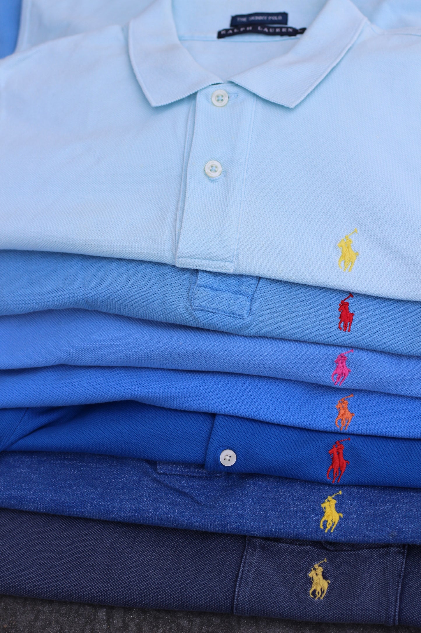 Ralph Lauren Blue Polo Shirt x7点