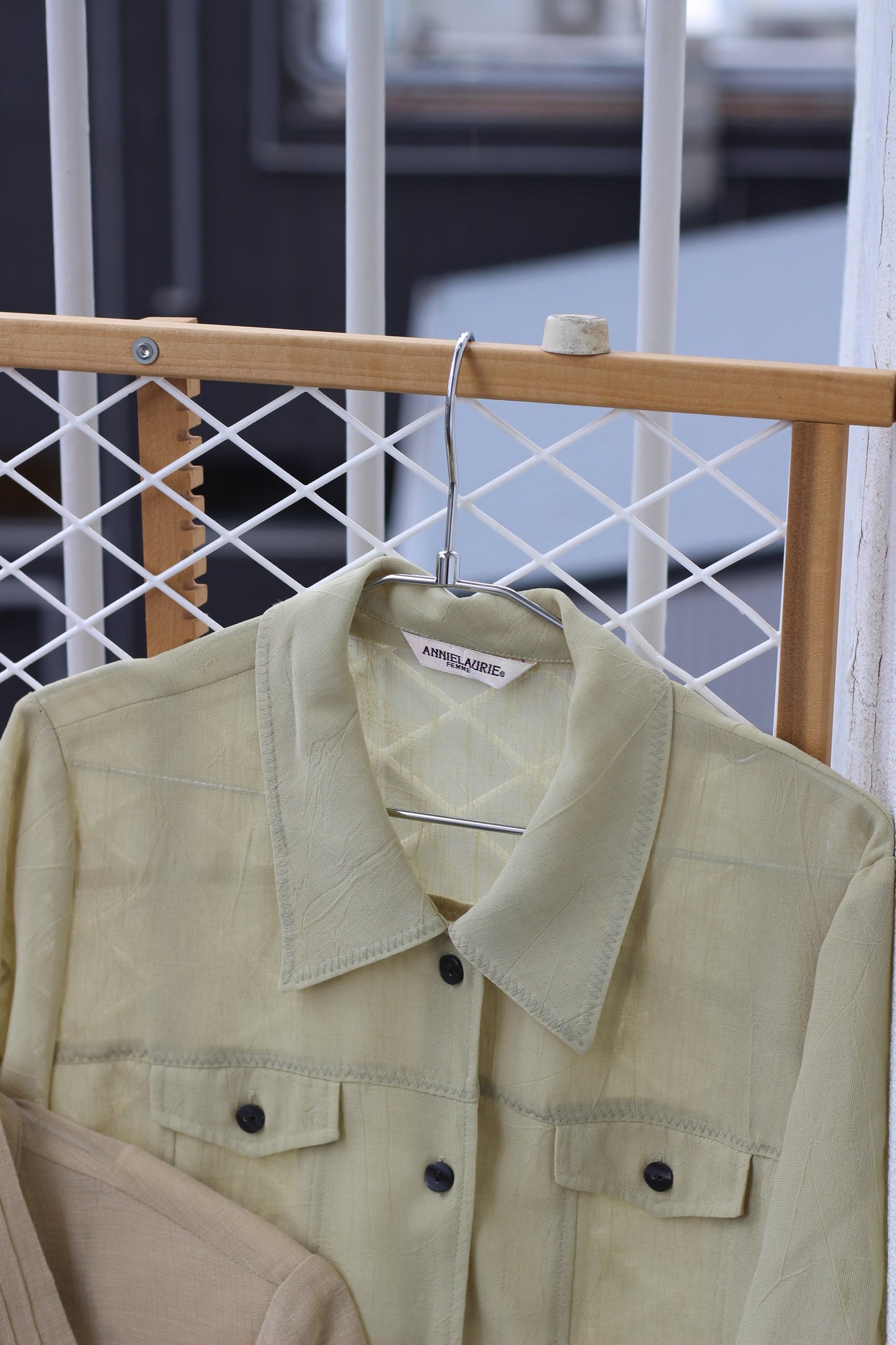 Vintage Beige Color Short Sleeve Blouse x5点