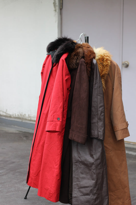 Women's Vintage Fur Coats x4点