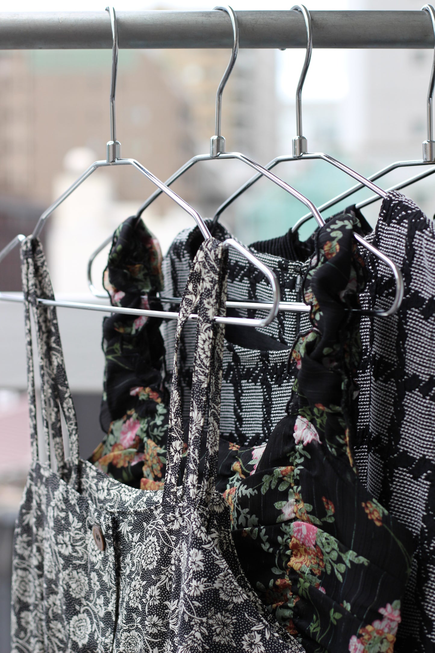 Vintage Black Design No Sleeve One-Piece x6点