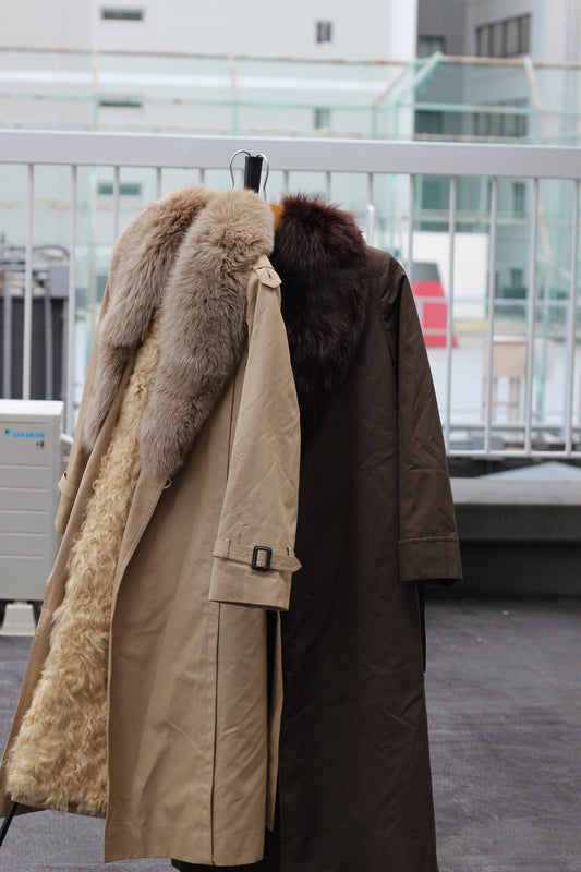 Women's Euro Vintage Fur Coat x2点