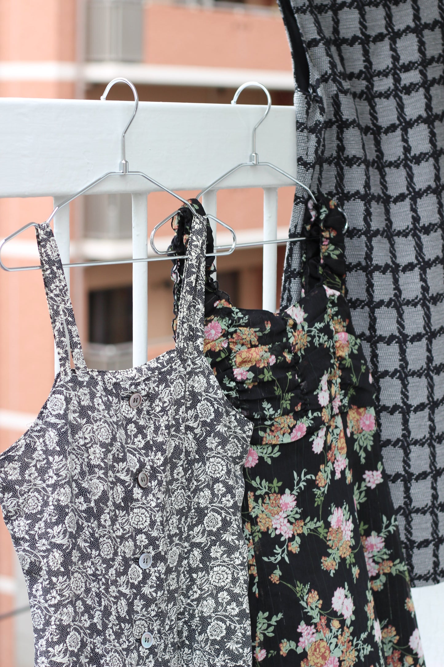 Vintage Black Design No Sleeve One-Piece x6点