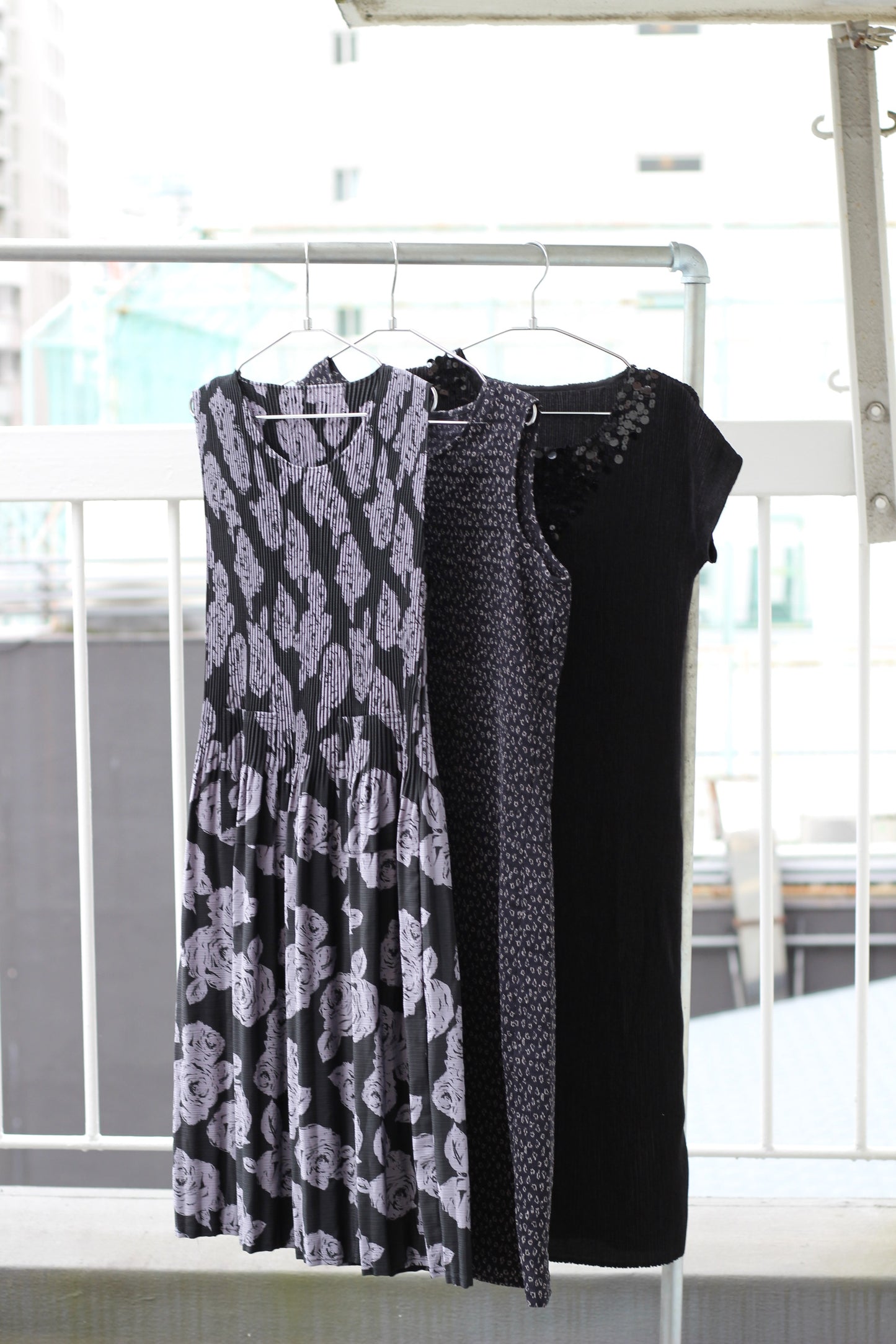 Vintage Black Design No Sleeve One-Piece x6点