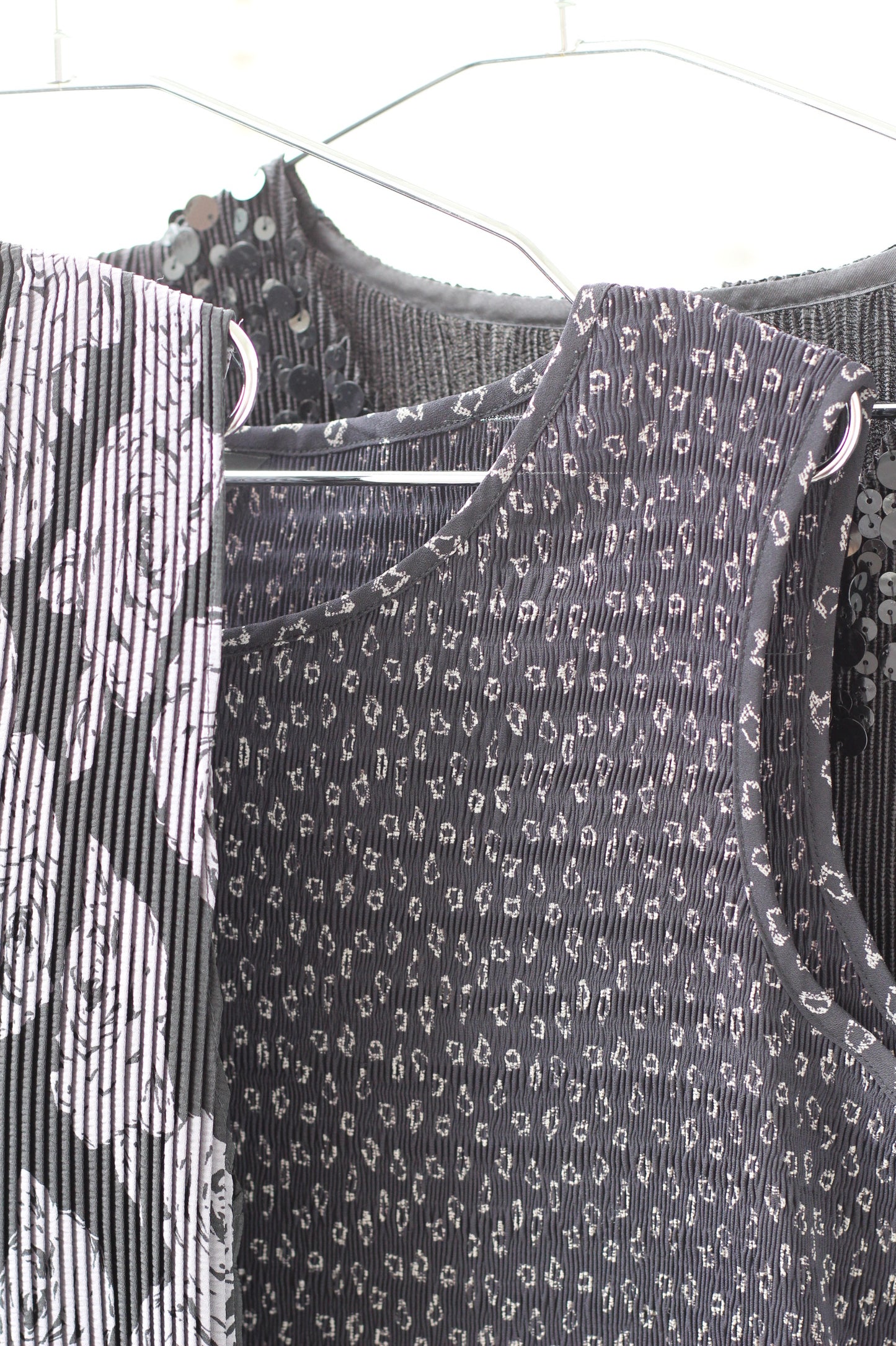 Vintage Black Design No Sleeve One-Piece x6点