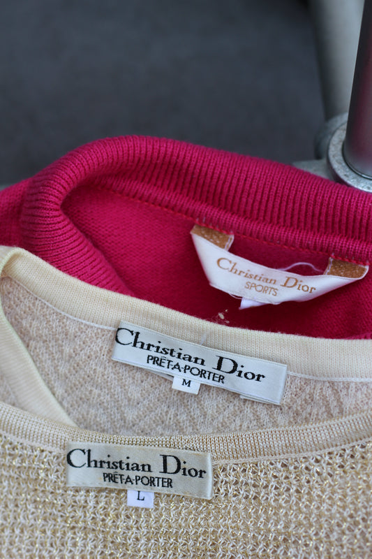 Christian Dior Women's Vintage Knitwear x3