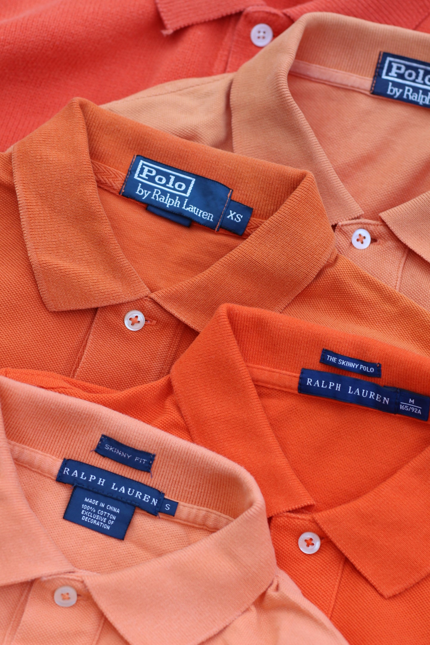 Ralph Lauren Orange Polo Shirt x6点