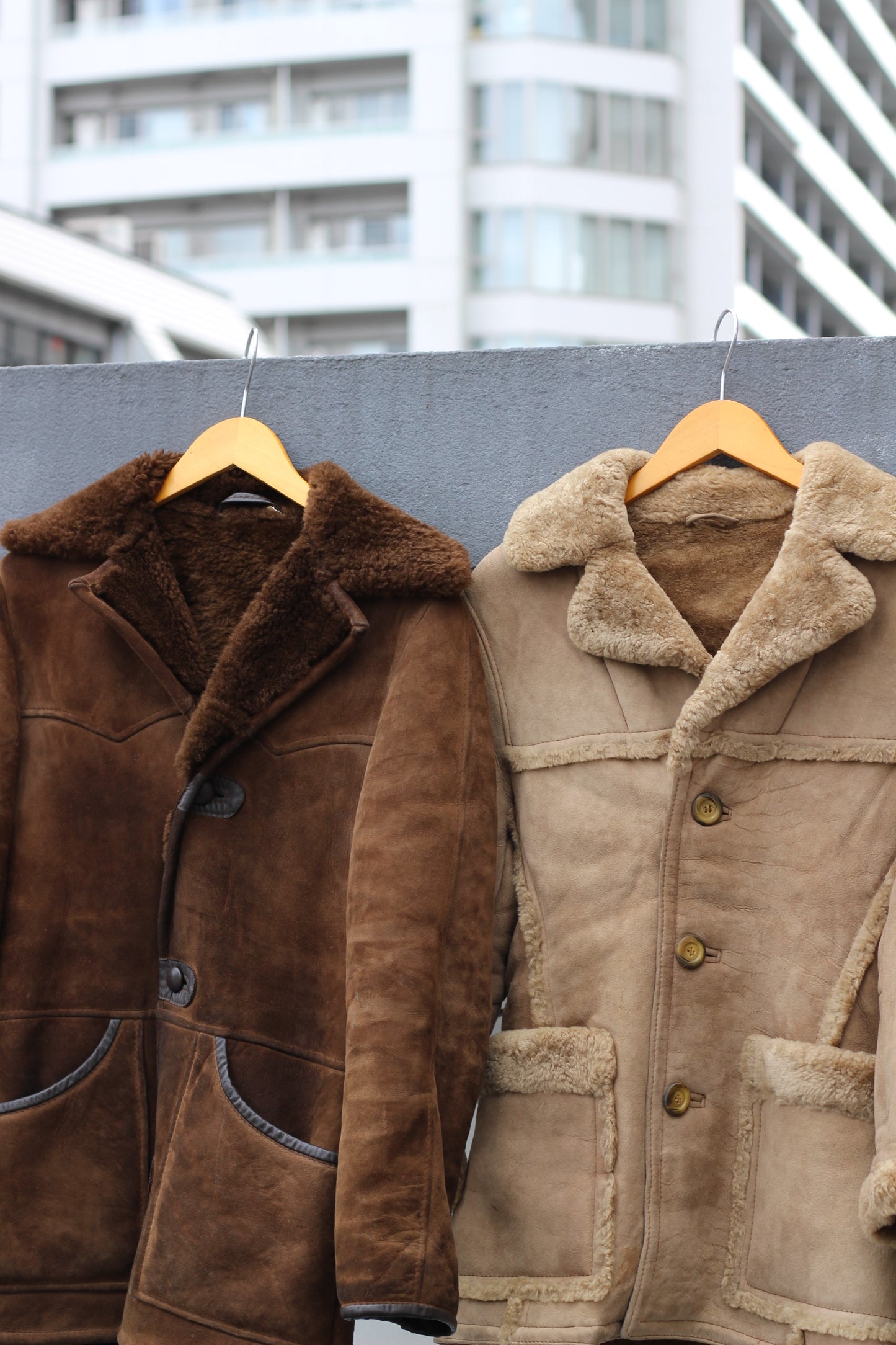 Men's Import Vintage mouton Coat x3点