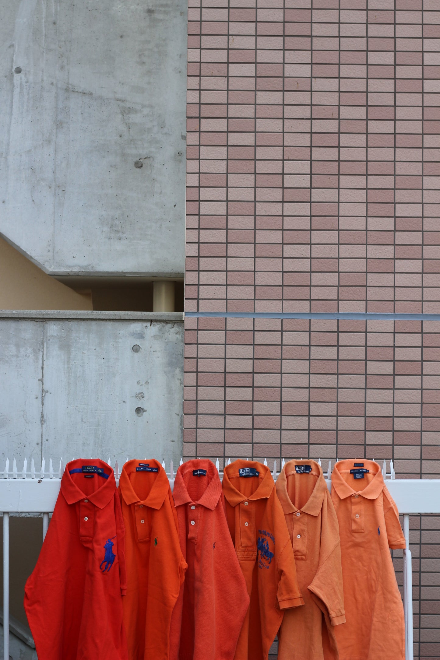 Ralph Lauren Orange Polo Shirt x6点