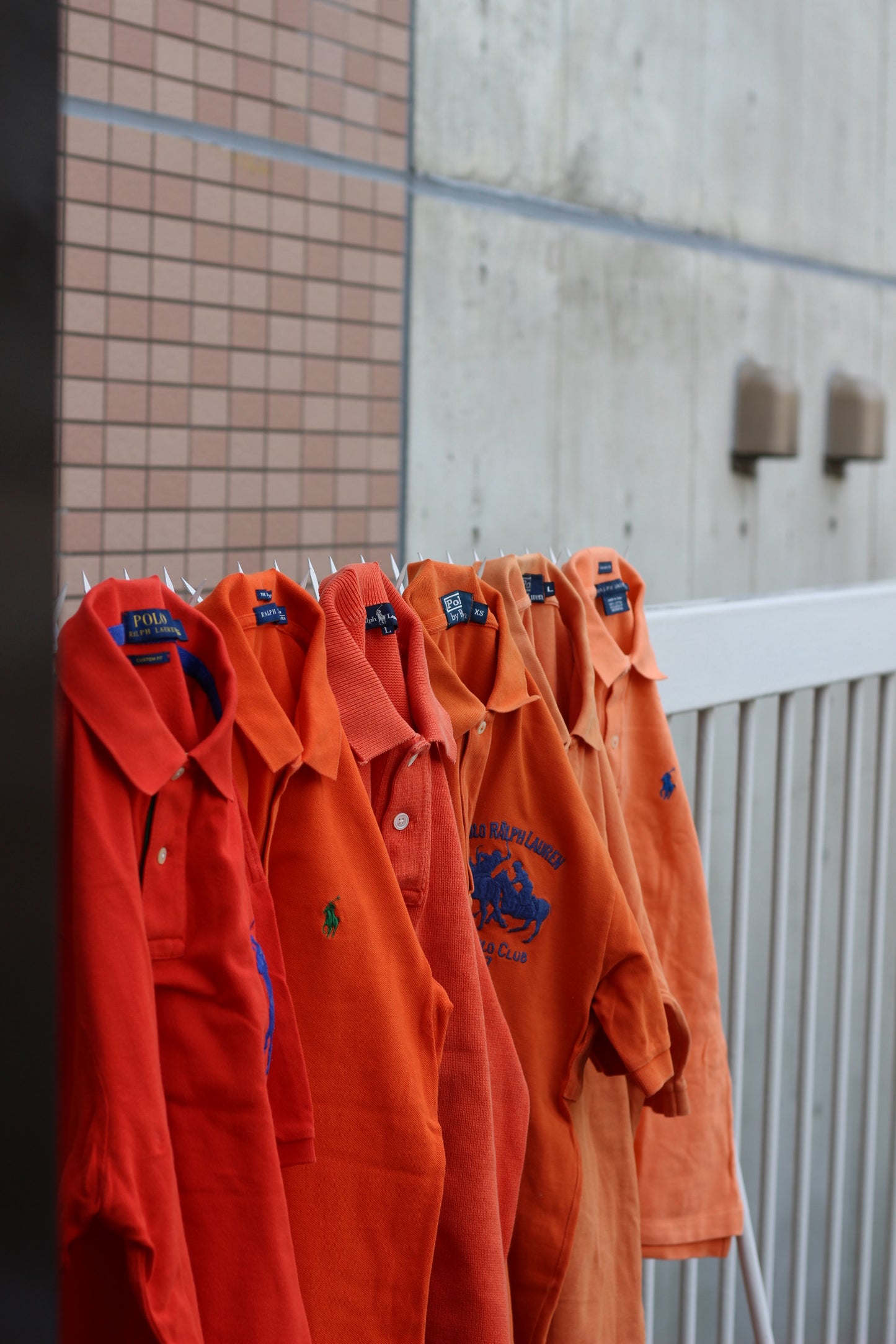 Ralph Lauren Orange Polo Shirt x6点