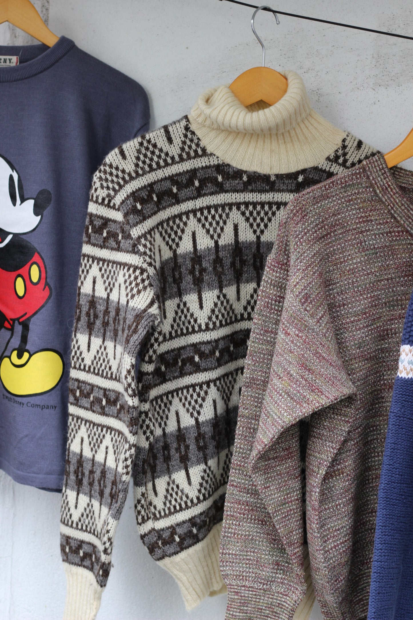 Men's vinatge Design Knit sweater x6点