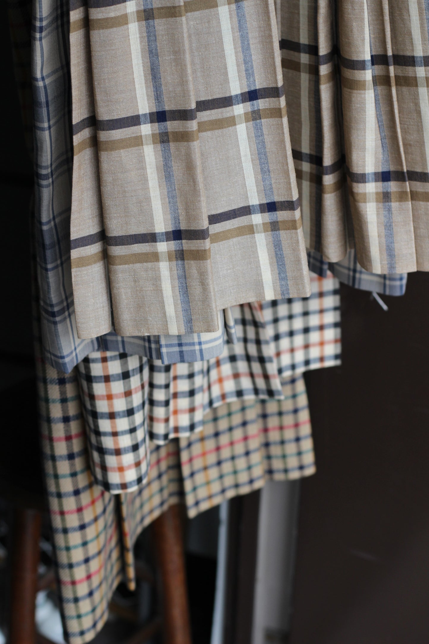 Vinatge Daks Check Skirt x7点