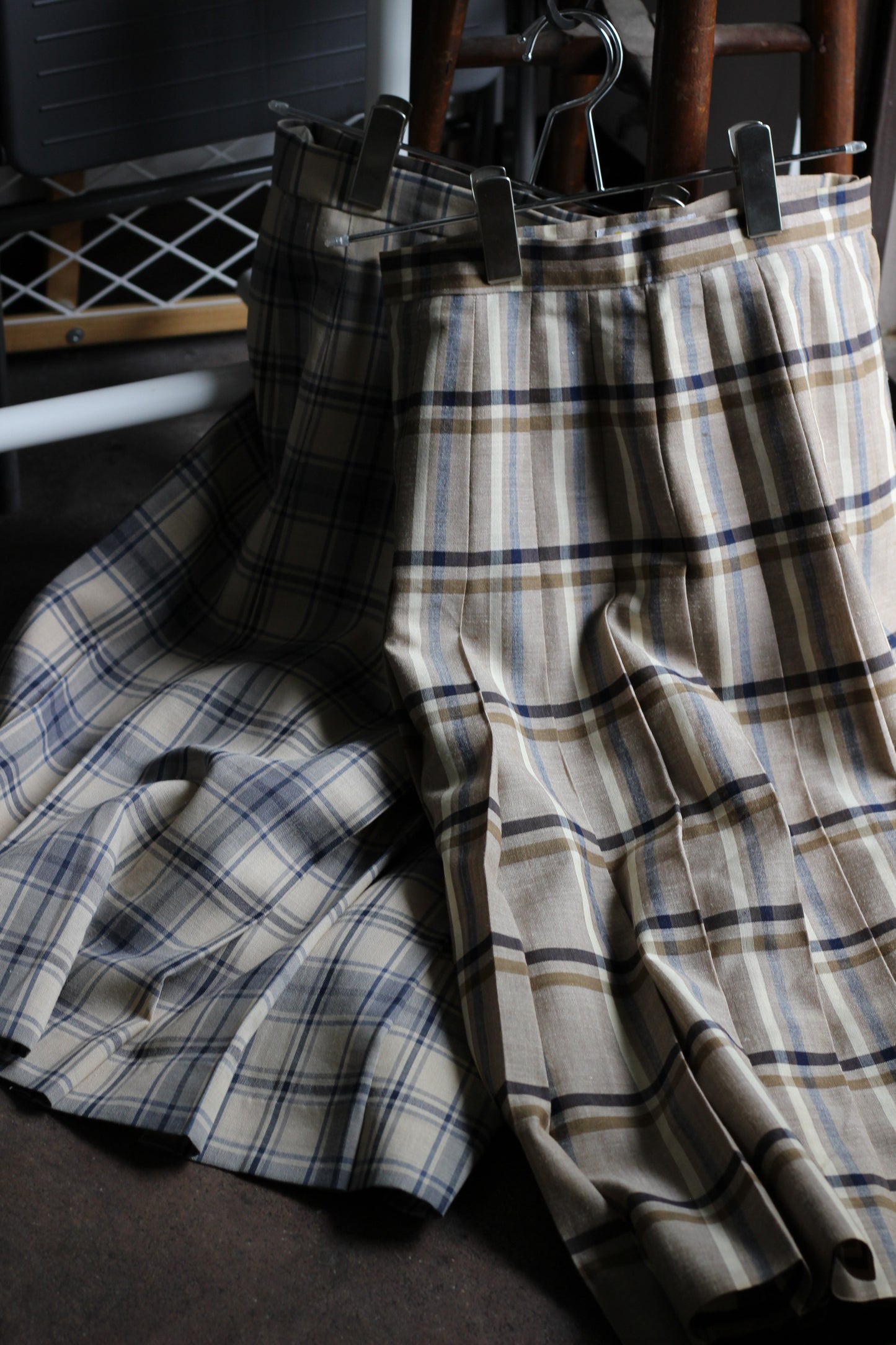 Vinatge Daks Check Skirt x7点
