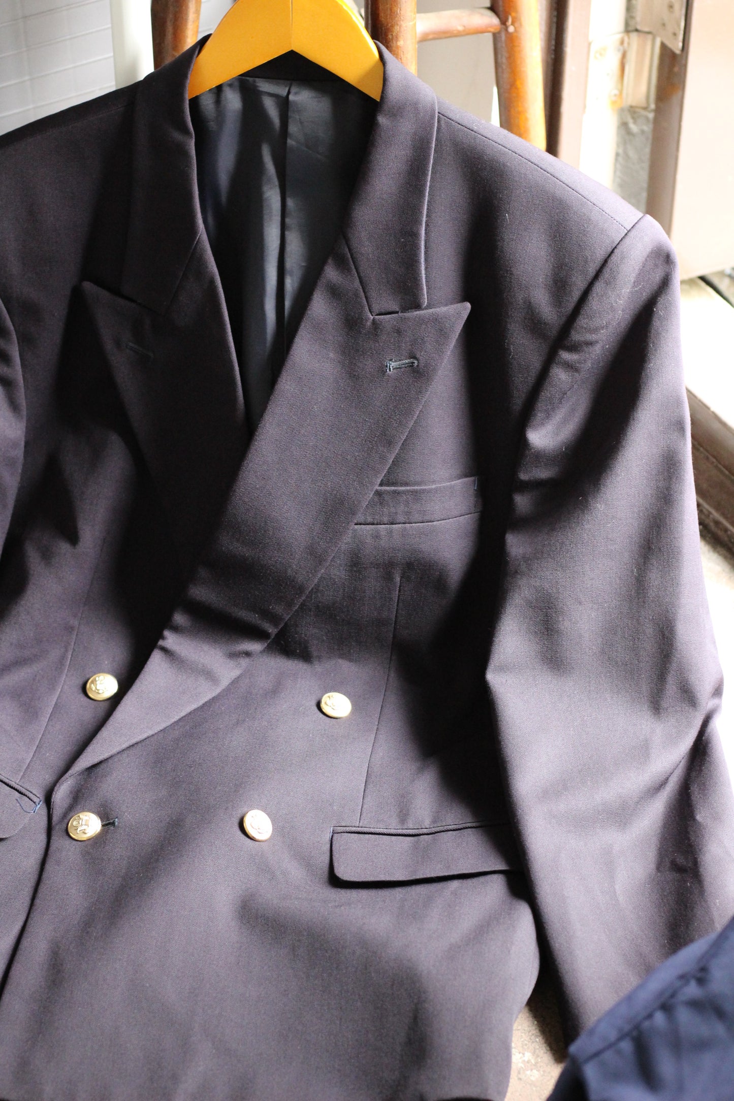 Men's Gold Button American Traditional Style Tailored Jacket x3点