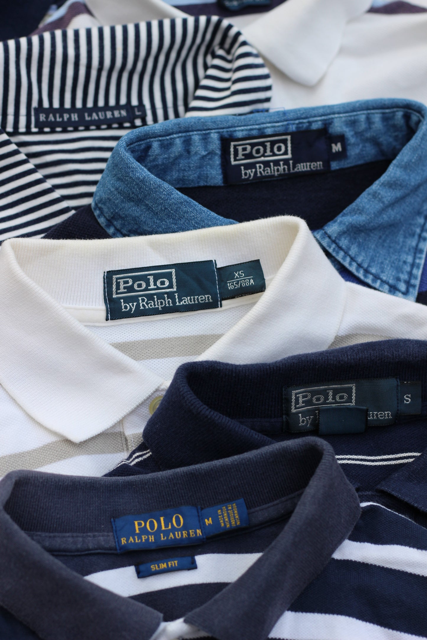 Ralph Lauren Striped Polo Shirt x8点