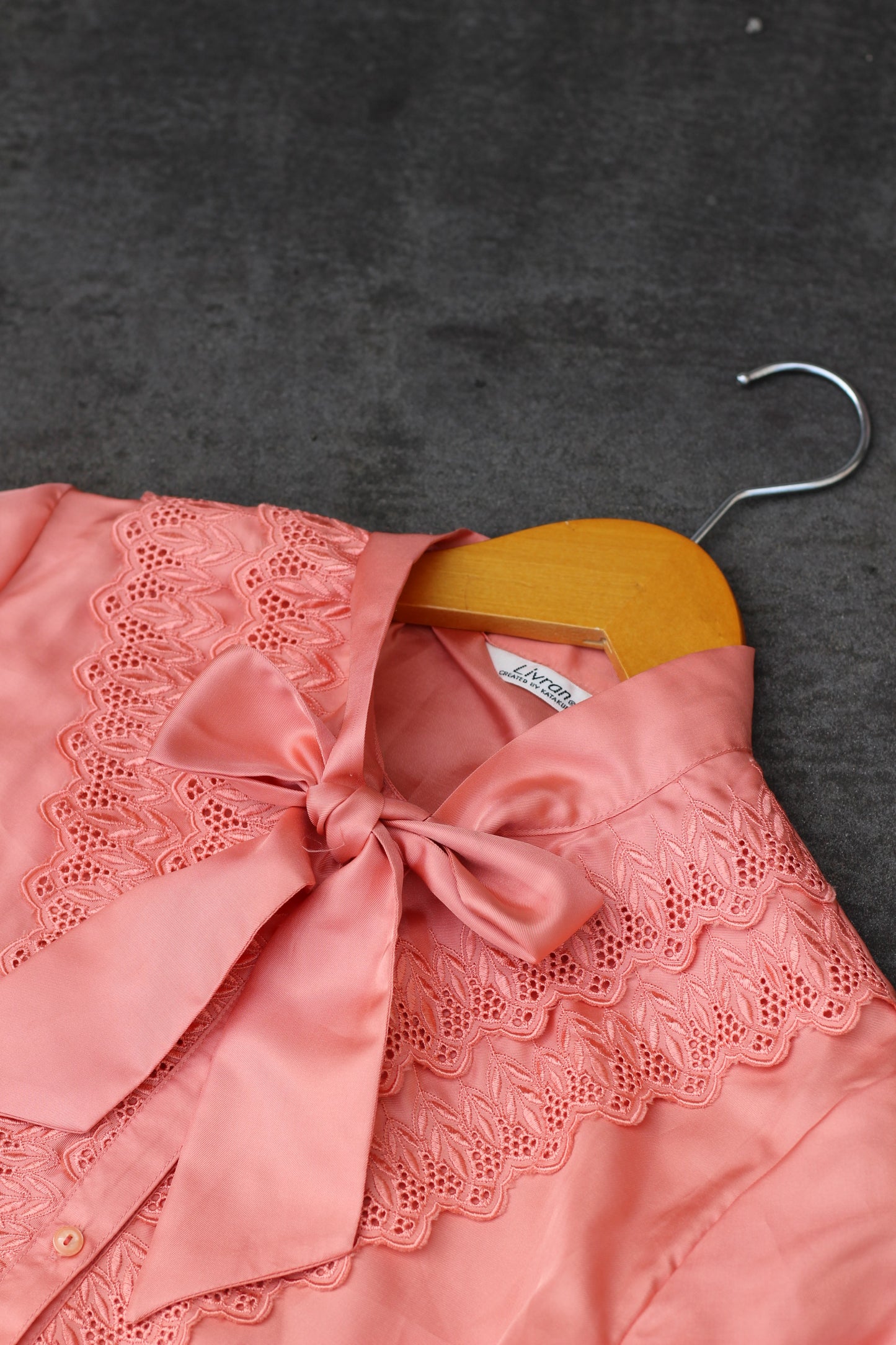 Vintage Pink Color Long Sleeve Blouse x10点