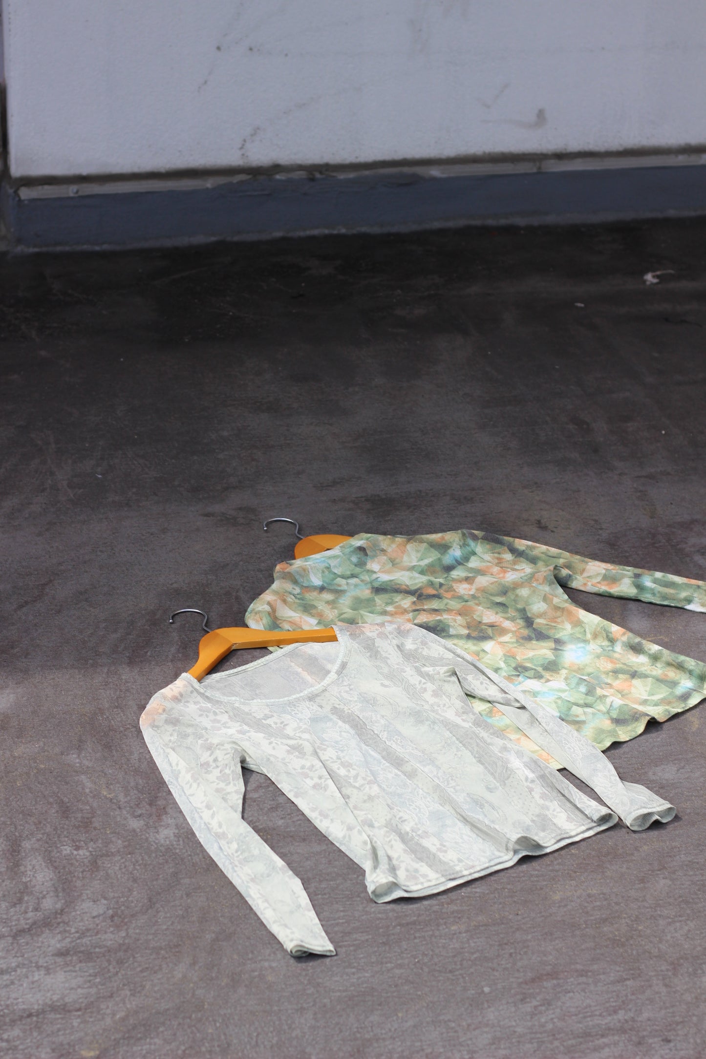Vintage Design Sheer Tops x7点