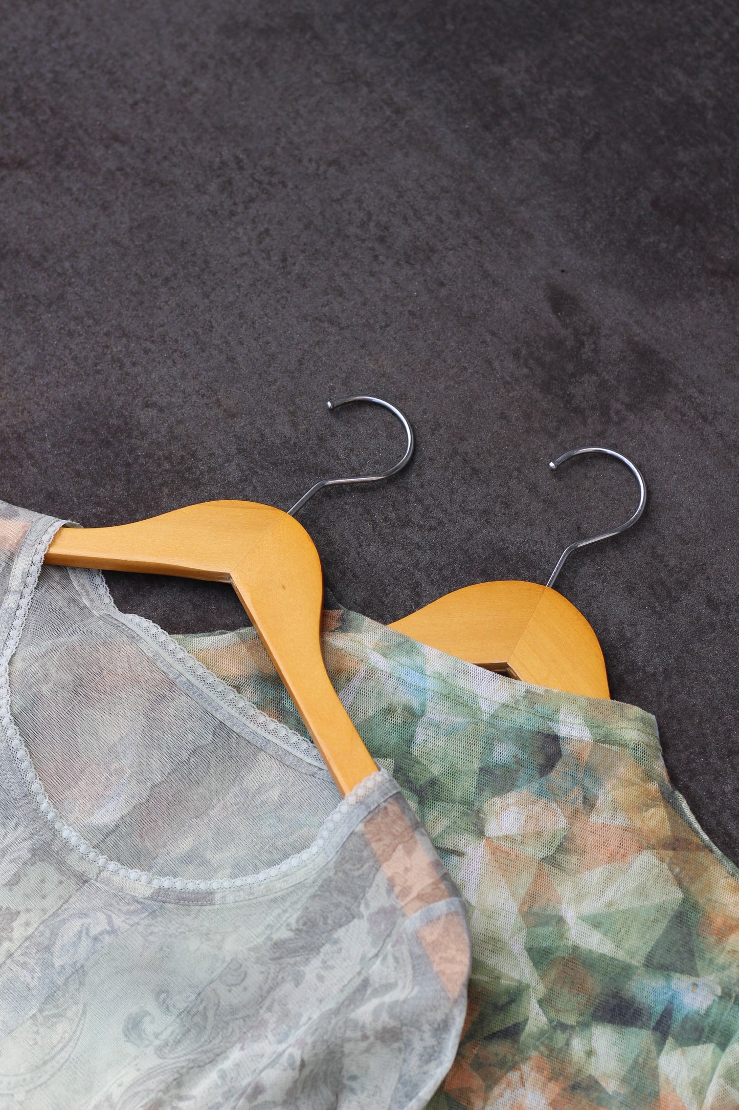 Vintage Design Sheer Tops x7点