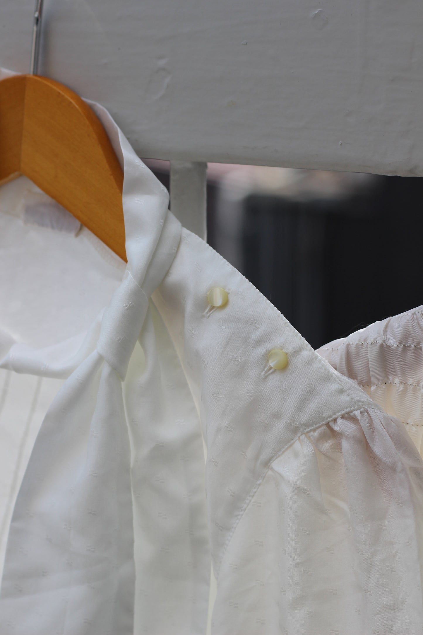 Vintage Ribbon White Long Sleeve Blouse x9点