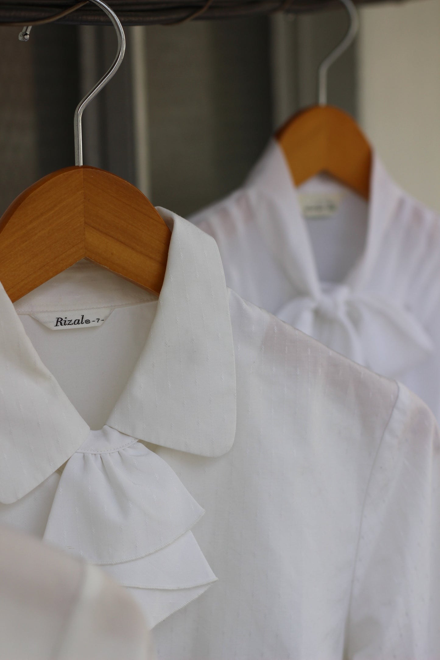 Vintage Ribbon White Long Sleeve Blouse x9点