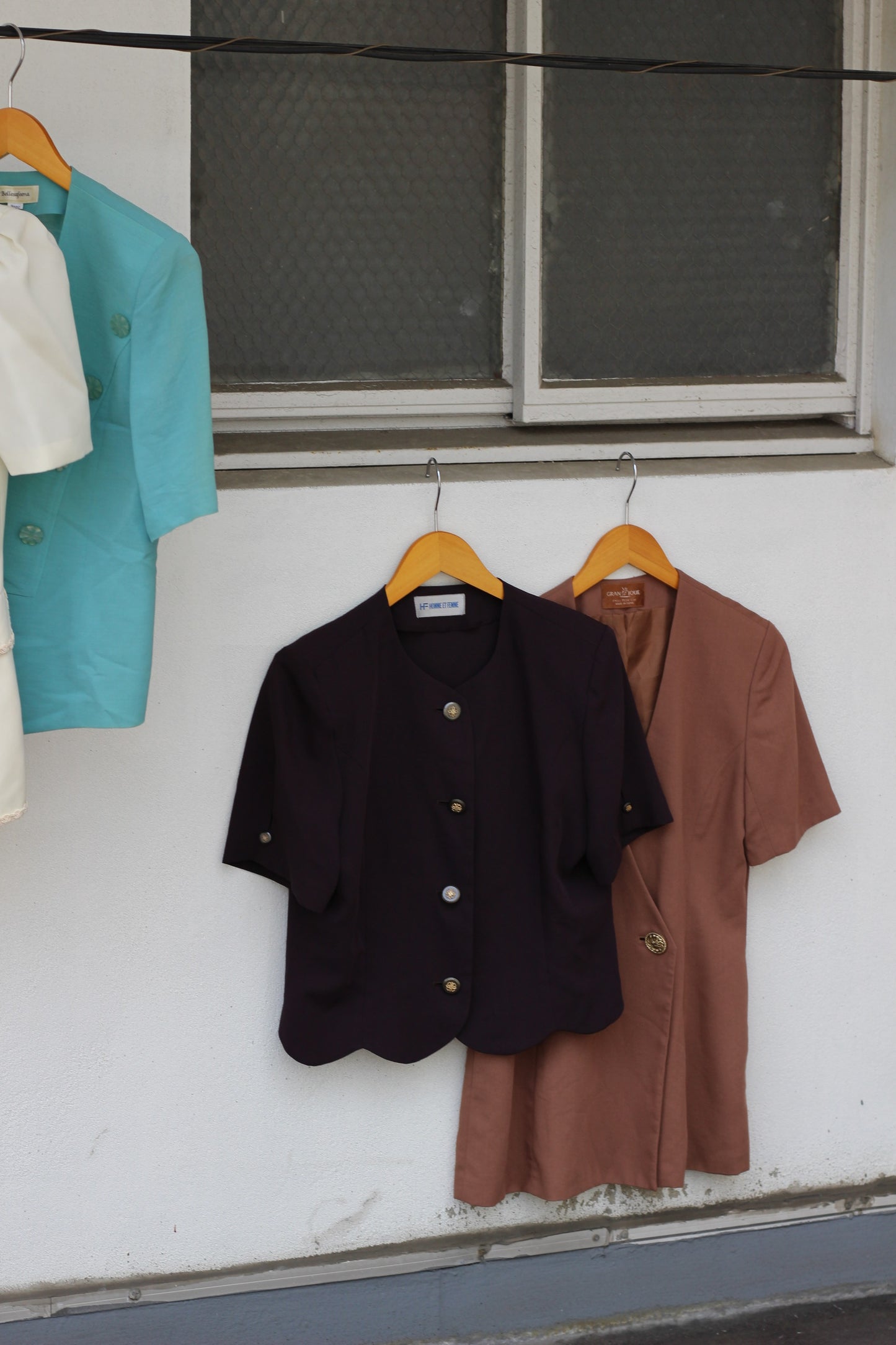 Vintage Design Short Sleeve Jacket x7点