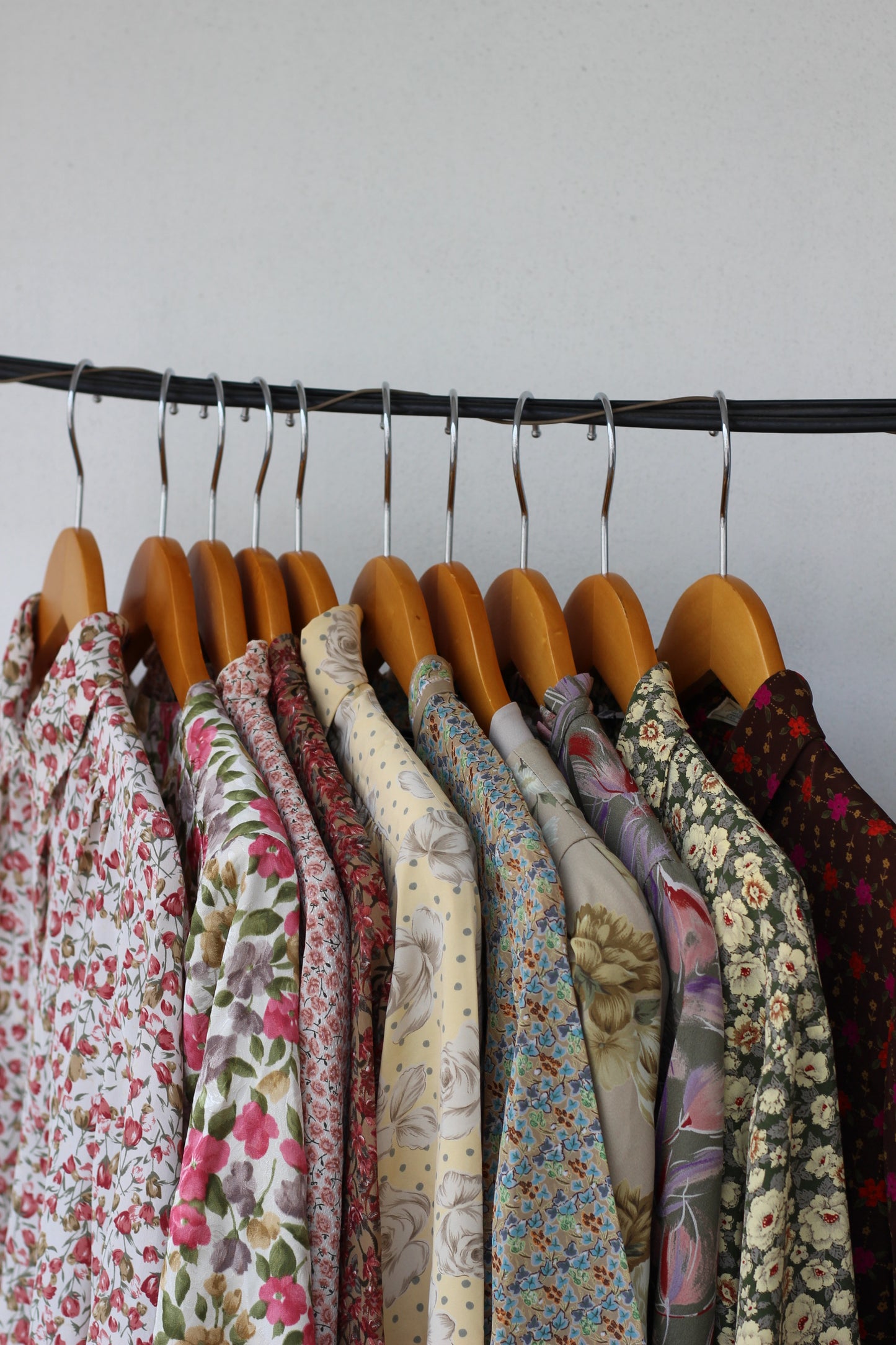 Vintage Flower Long Sleeve Blouse x10点